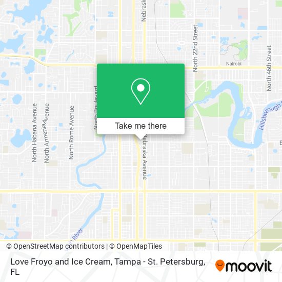 Love Froyo and Ice Cream map
