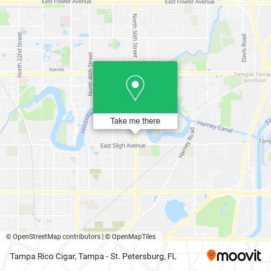Tampa Rico Cigar map