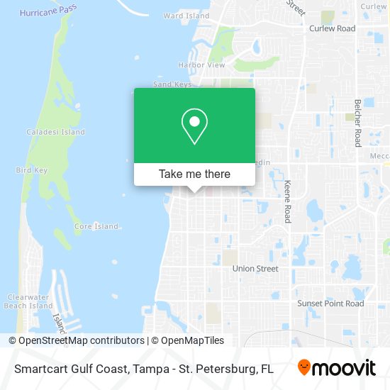 Smartcart Gulf Coast map