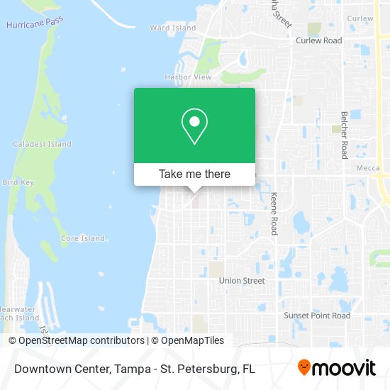 Mapa de Downtown Center