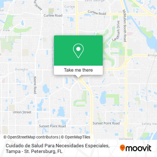 Cuidado de Salud Para Necesidades Especiales map