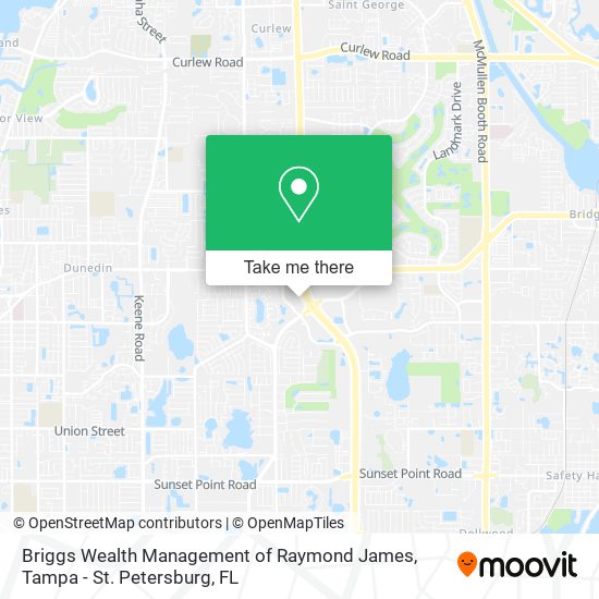 Briggs Wealth Management of Raymond James map