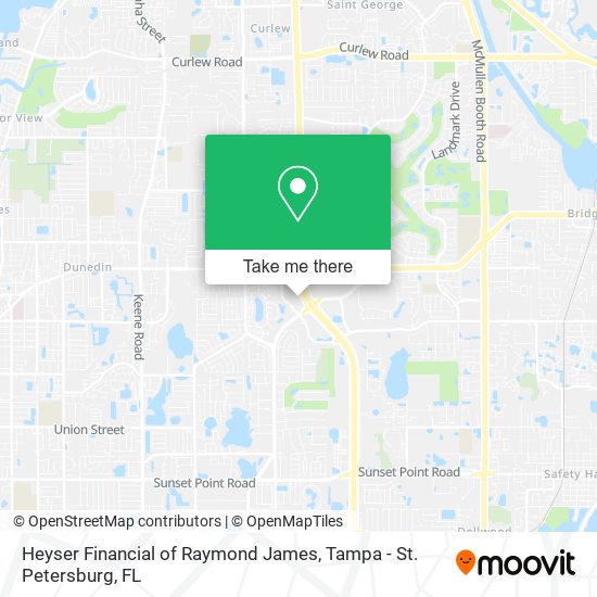 Heyser Financial of Raymond James map