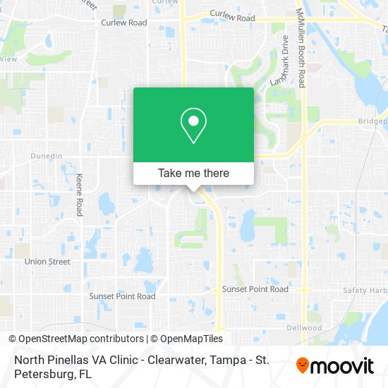 Mapa de North Pinellas VA Clinic - Clearwater