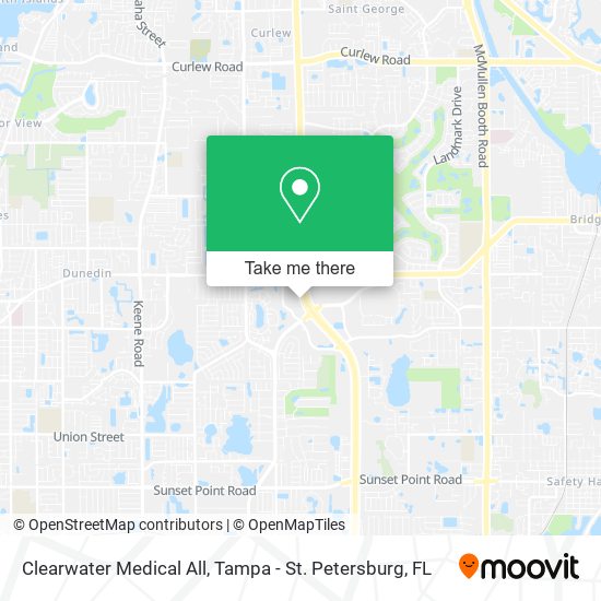 Mapa de Clearwater Medical All