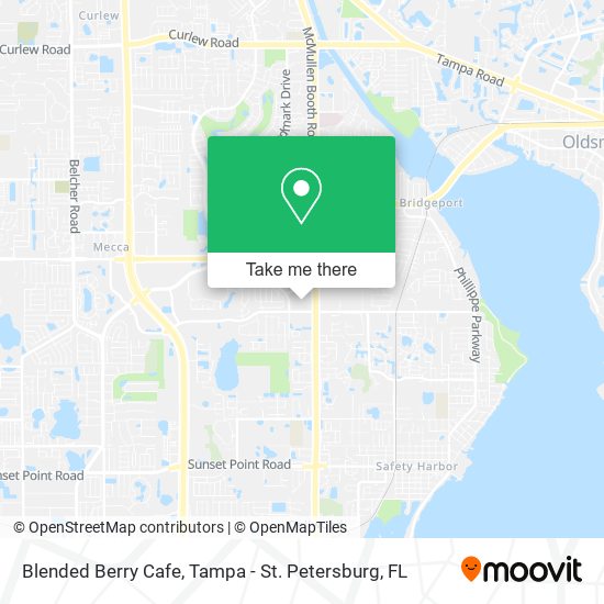 Blended Berry Cafe map