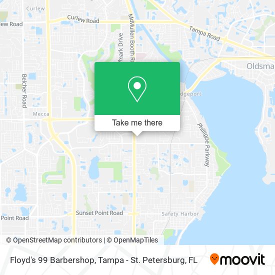 Floyd's 99 Barbershop map