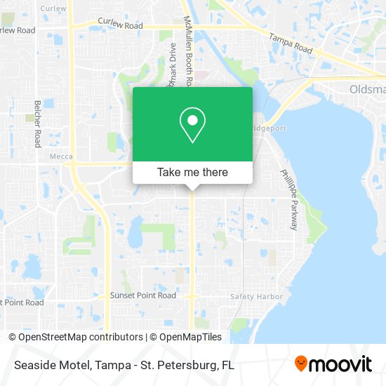 Seaside Motel map