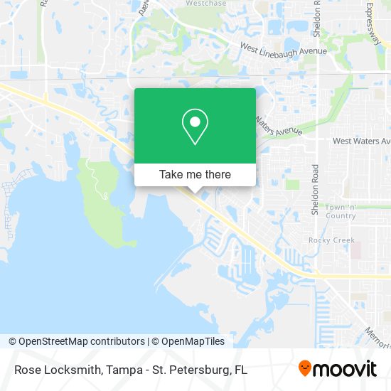 Rose Locksmith map