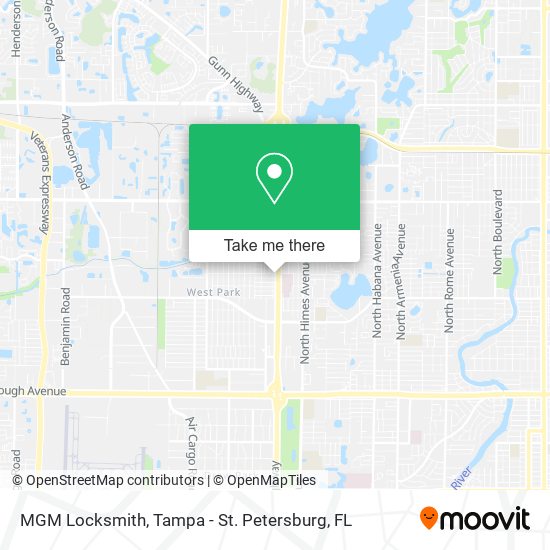 MGM Locksmith map