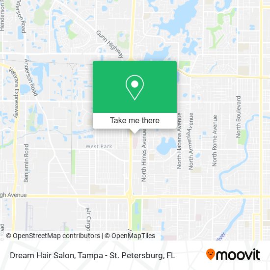 Mapa de Dream Hair Salon
