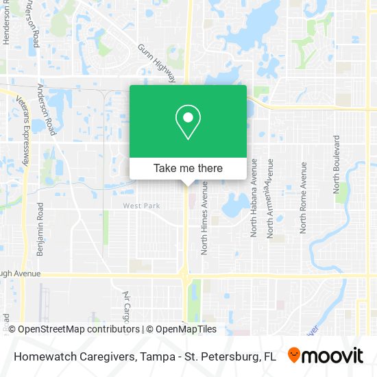 Mapa de Homewatch Caregivers