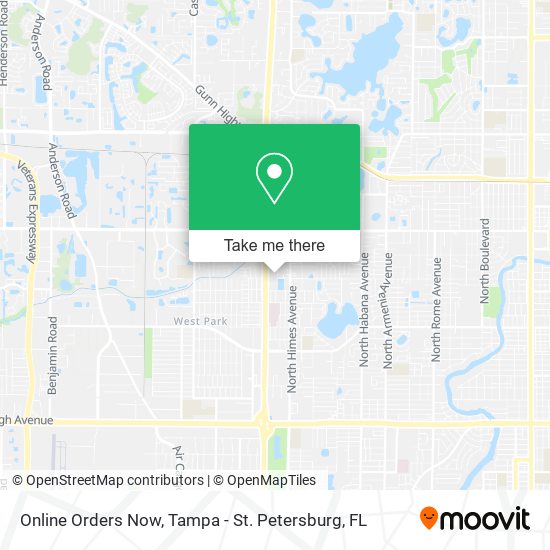Online Orders Now map