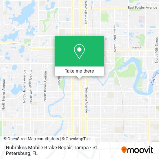 Nubrakes Mobile Brake Repair map