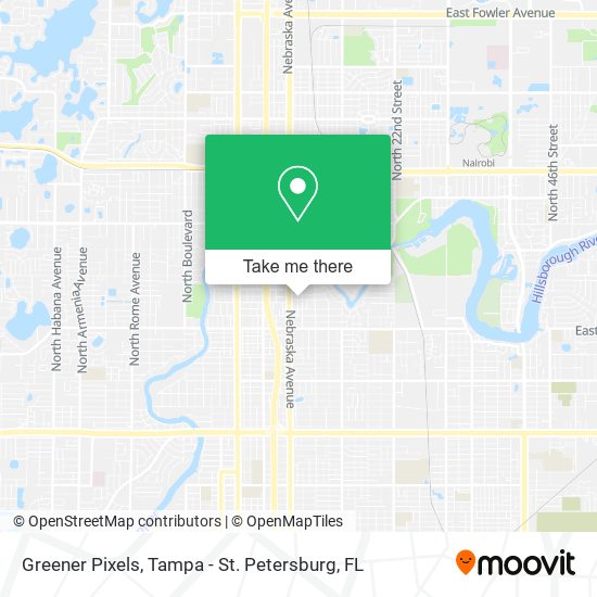 Greener Pixels map