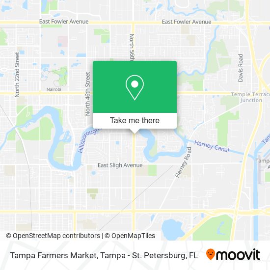 Mapa de Tampa Farmers Market