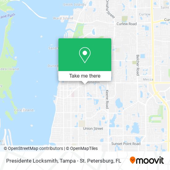 Presidente Locksmith map