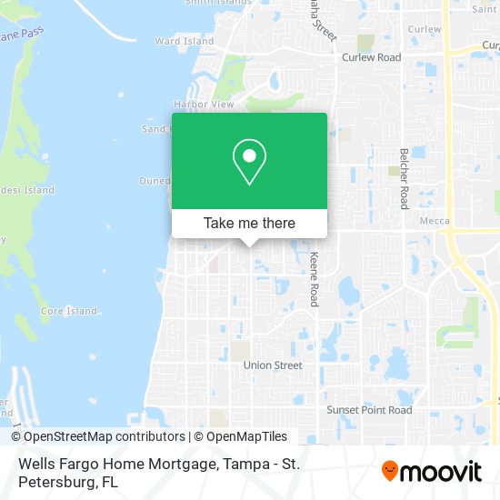 Wells Fargo Home Mortgage map