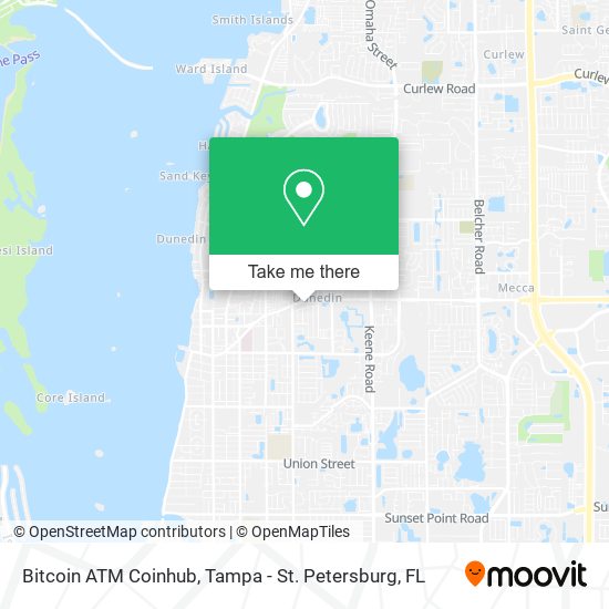 Bitcoin ATM Coinhub map