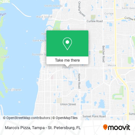 Mapa de Marco's Pizza