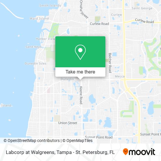 Mapa de Labcorp at Walgreens