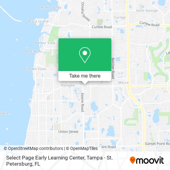 Select Page Early Learning Center map