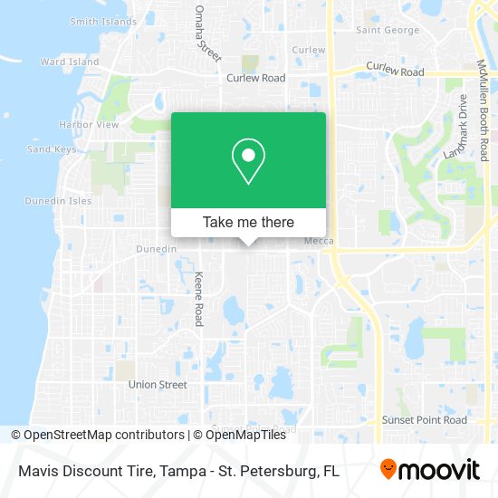 Mapa de Mavis Discount Tire