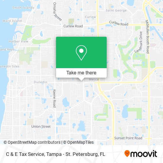 C & E Tax Service map