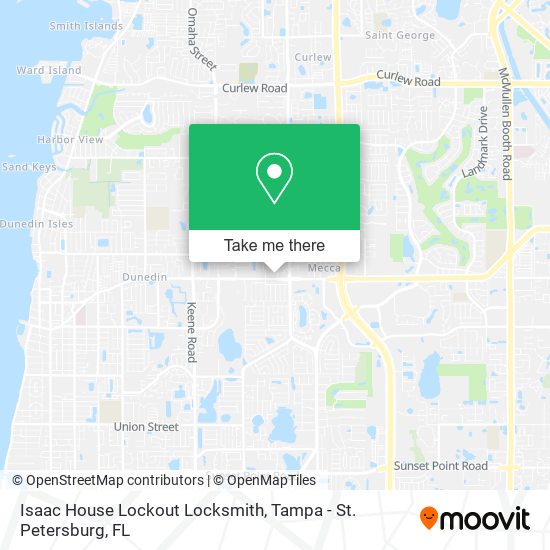 Isaac House Lockout Locksmith map