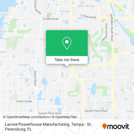 Larose Powerhouse Manufacturing map