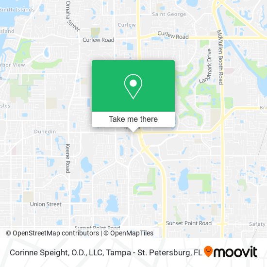 Corinne Speight, O.D., LLC map