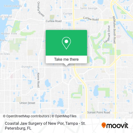 Coastal Jaw Surgery of New Por map