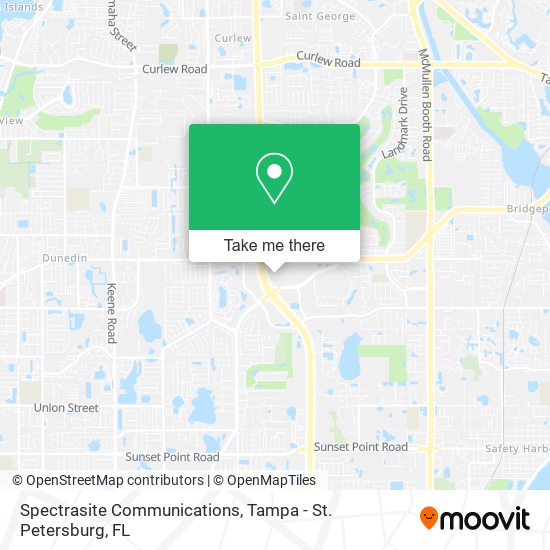 Mapa de Spectrasite Communications