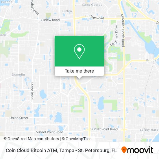 Mapa de Coin Cloud Bitcoin ATM