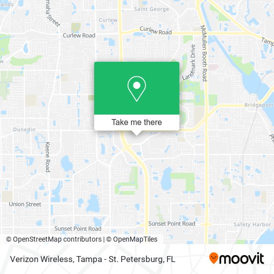 Mapa de Verizon Wireless