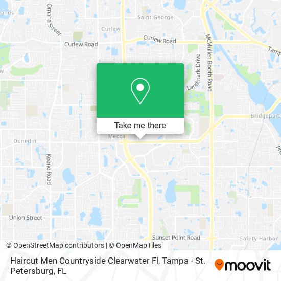 Mapa de Haircut Men Countryside Clearwater Fl