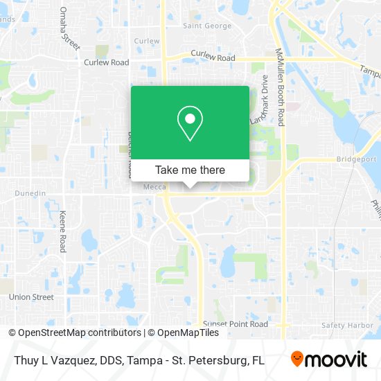 Thuy L Vazquez, DDS map