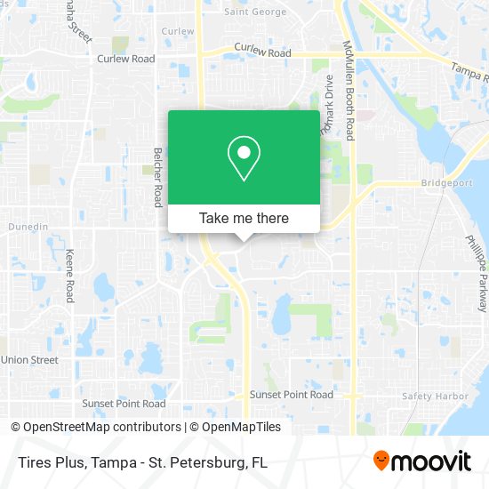 Mapa de Tires Plus