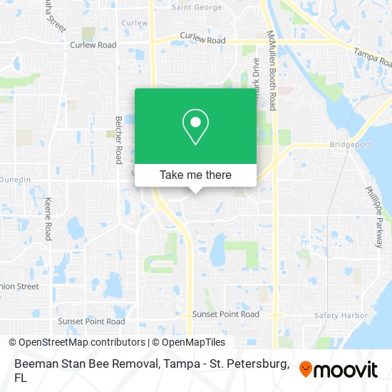 Beeman Stan Bee Removal map