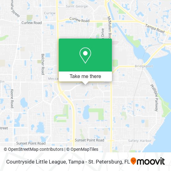 Mapa de Countryside Little League