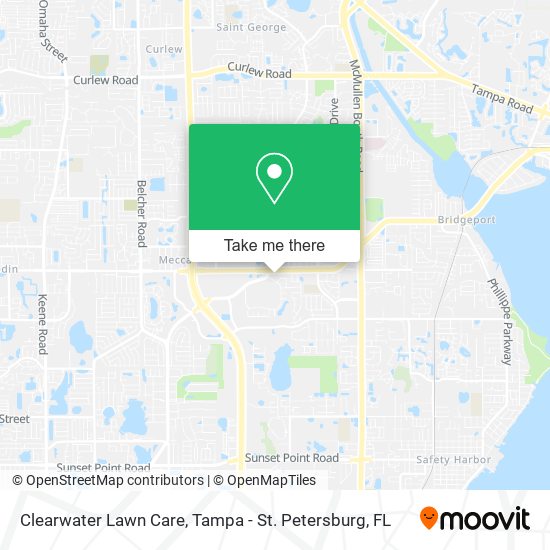 Clearwater Lawn Care map