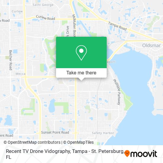Recent TV Drone Vidography map