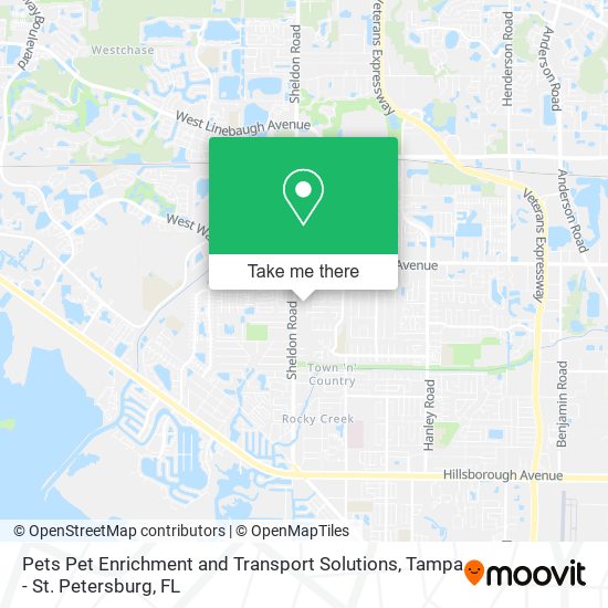 Mapa de Pets Pet Enrichment and Transport Solutions