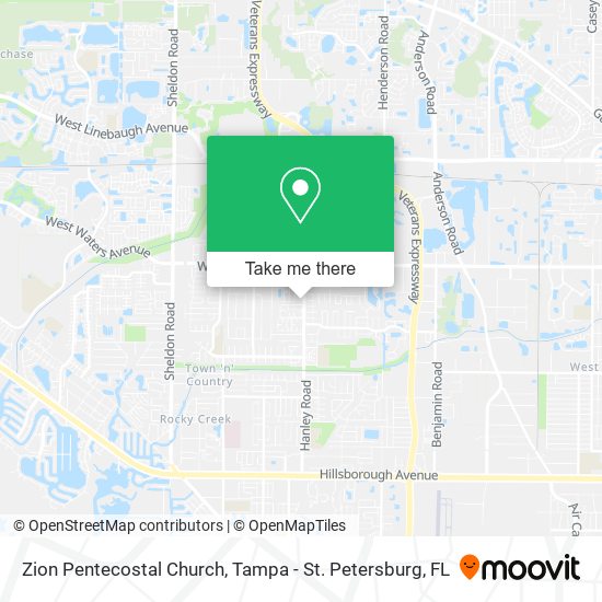 Zion Pentecostal Church map