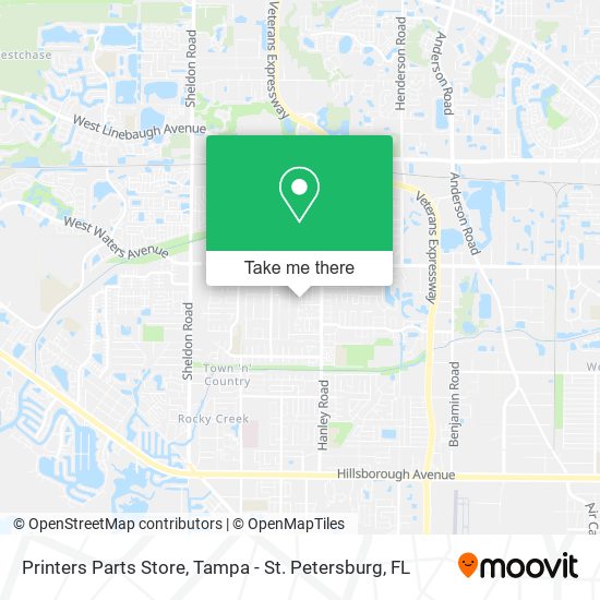 Mapa de Printers Parts Store