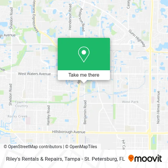 Riley's Rentals & Repairs map