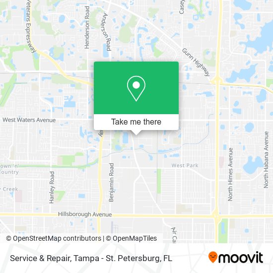 Service & Repair map