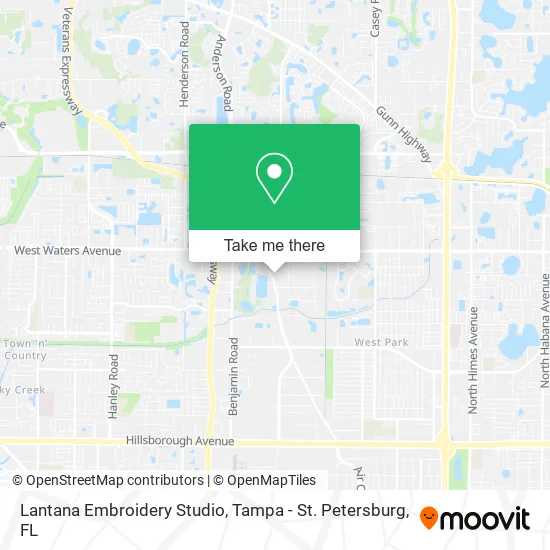 Lantana Embroidery Studio map