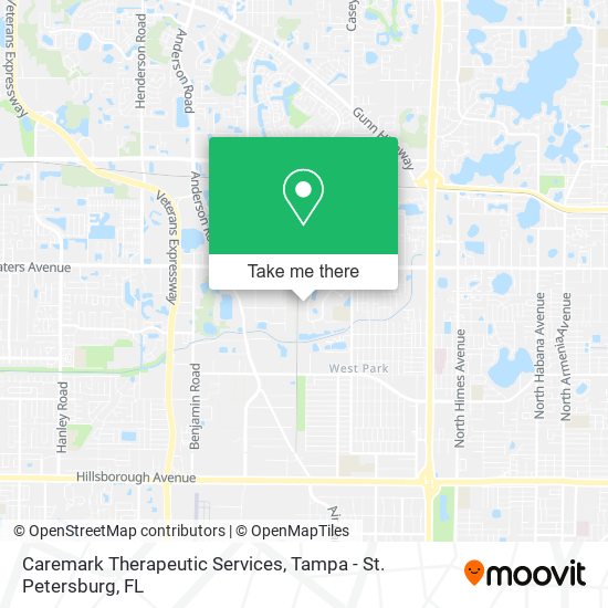 Caremark Therapeutic Services map