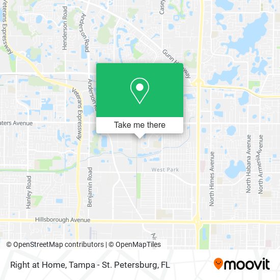 Right at Home map
